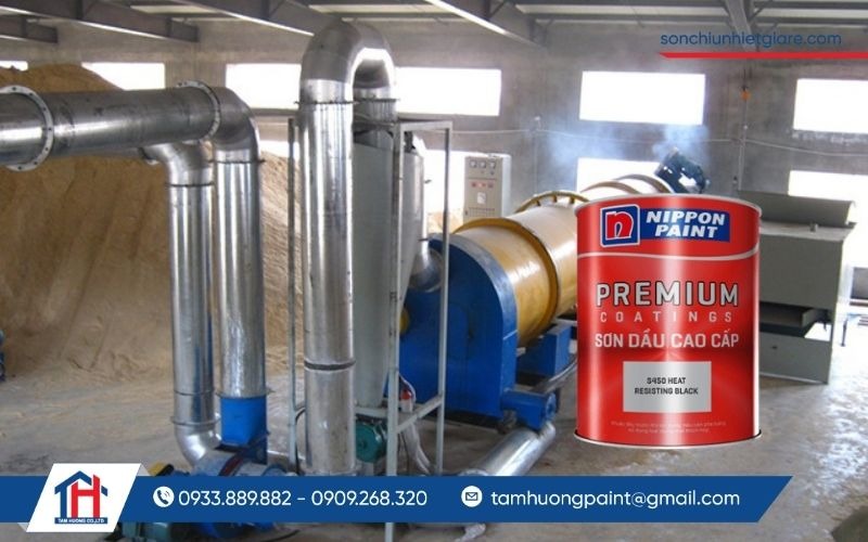Sơn chịu nhiệt 450 Độ C Nippon S450 Heat Resisting Black là dòng sơn được đánh giá cao