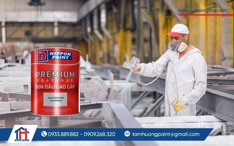 Sơn chịu nhiệt 600 Độ C Nippon sở hữu nhiều ưu điểm nổi bật