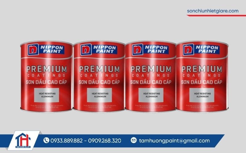 Sơn chịu nhiệt 600 độ C của Nippon ứng dụng rộng rãi trong sản xuất công nghiệp