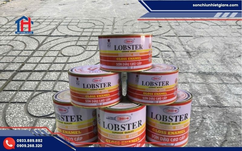 Sơn dầu Lobster là dòng sơn được tổng hợp từ nhựa Alkyd Resin cao cấp