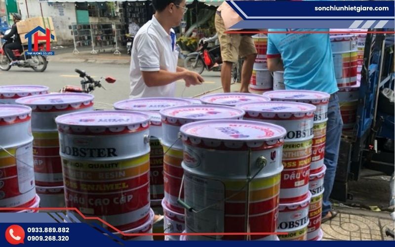 Cách pha sơn dầu Lobster đúng tỷ lệ