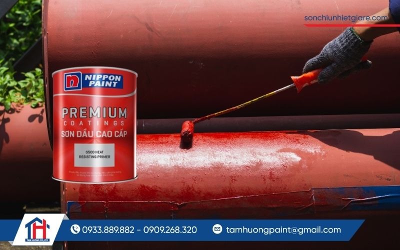 Hướng dẫn sử dụng chi tiết sơn lót chịu nhiệt Nippon S500