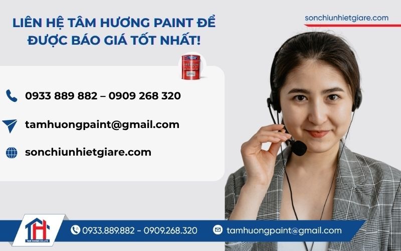 Mua sơn lót chịu nhiệt 500 Độ C Nippon chính hãng tại Đại lý Tâm Hương