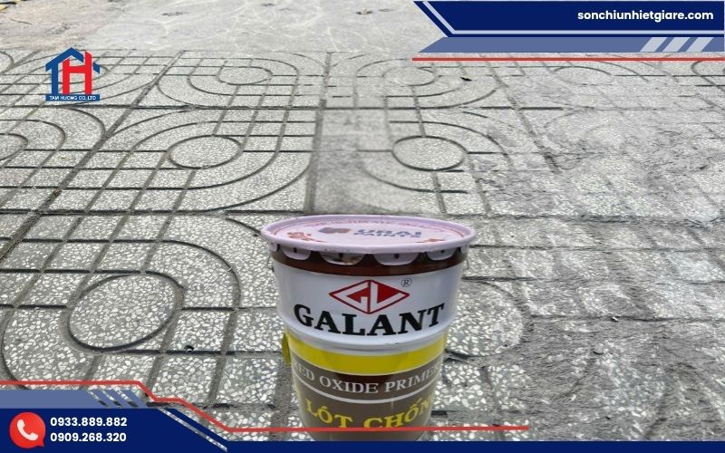 Sơn lót chống rỉ Galant là dòng sơn alkyd gốc dầu chuyên dụng cho kim loại