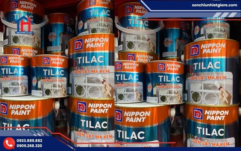 Tilac Nippon sơn sắt mạ kẽm là loại sơn dầu 1 thành phần