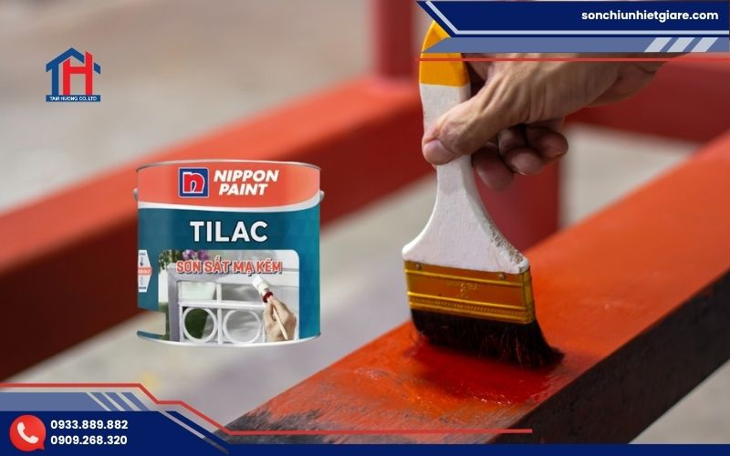 Hướng dẫn thi công Tilac Nippon sơn sắt mạ kẽm