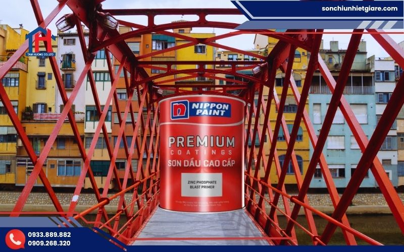 Sơn Zinc Phosphate Blast Primer Nippon là loại sơn 2 thành phần