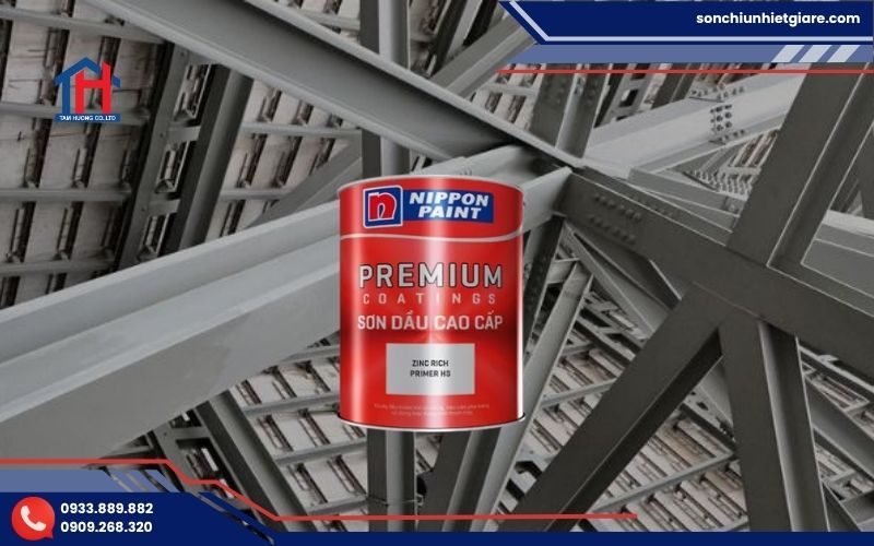 Sơn Zinc Rich Primer HS Nippon là loại sơn dầu gốc Epoxy hai thành phần