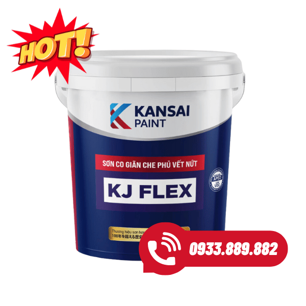 KJ FLEX Sơn co giãn che phủ vết nứt