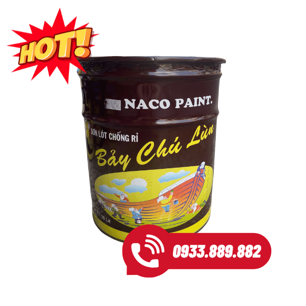 Sơn chống rỉ xám Naco