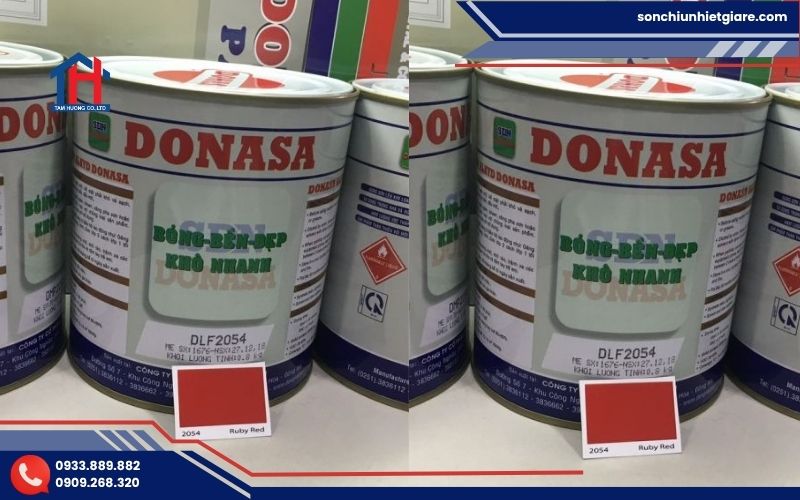 Sơn Alkyd Red Primer Donasa là loại sơn lót dầu chống rỉ gốc dung môi Alkyd