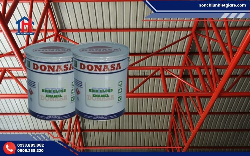 Ứng dụng thực tế của sơn Alkyd Red Primer Donasa