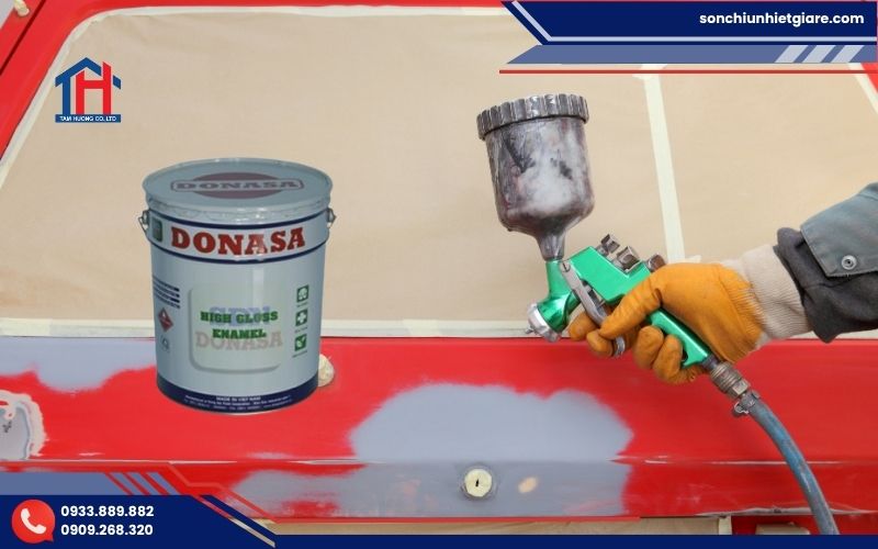 Hướng dẫn thi công sơn Alkyd/Melamine HT Donasa