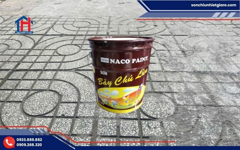 Sơn chống rỉ đỏ nâu Naco là dòng sơn lót dầu chống rỉ 1 thành phần