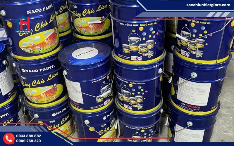 Sơn dầu 210 Naco là dòng sơn phủ gốc alkyd một thành phần có màu đỏ đậm nổi bật