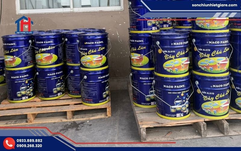 Sơn dầu 680 Naco được thiết kế để bảo vệ và trang trí bề mặt vật liệu