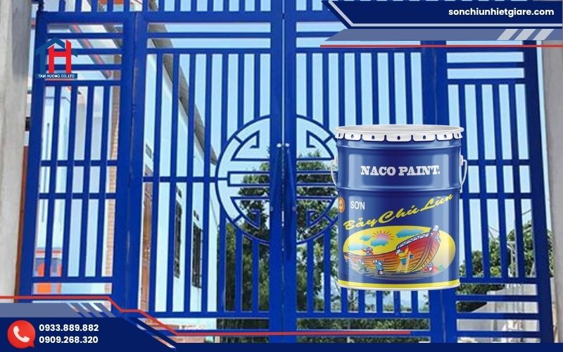 Sơn dầu 680 Naco được sử dụng rộng rãi cho nhiều công trình