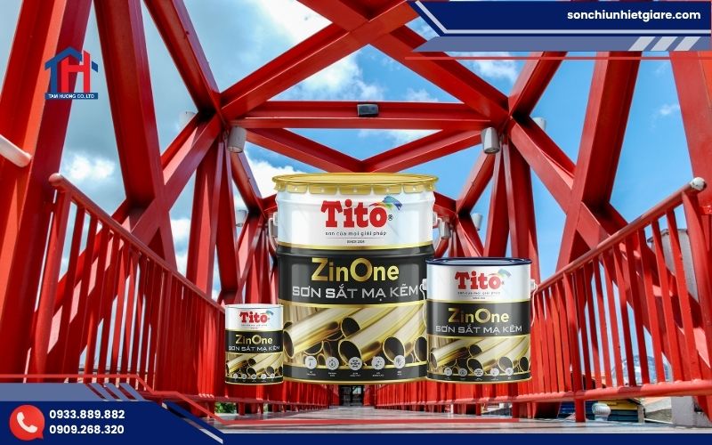 Tito ZinOne là dòng sơn phủ mạ kẽm một thành phần sử dụng nhựa Acrylic