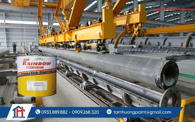 Sơn chịu nhiệt 200 độ phù hợp với các môi trường có mức nhiệt từ 150–200°C