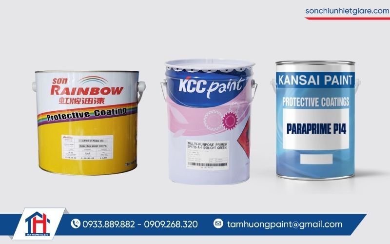 Các dòng sơn chịu nhiệt 200 độ nổi tiếng trên thị trường hiện nay