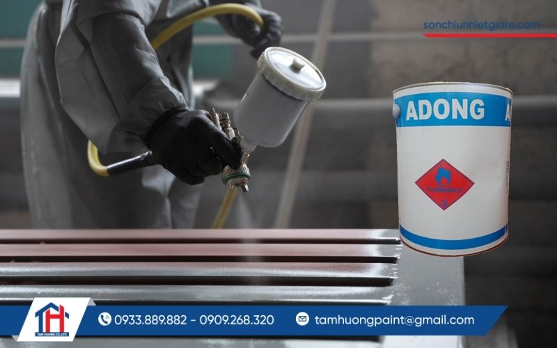 Sơn chịu nhiệt Á Đông bám dính chắc chắn trên nhiều loại bề mặt