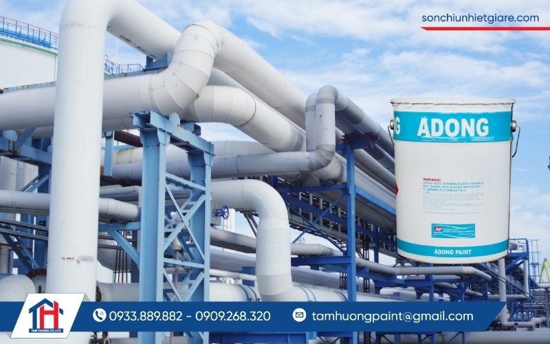 Sơn chịu nhiệt Á Đông dễ dàng thi công, giúp bạn tiết kiệm thời gian và chi phí