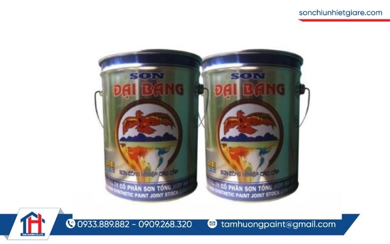 Sơn chịu nhiệt Đại Bàng sản xuất dành riêng cho các bề mặt thường xuyên tiếp xúc với nhiệt độ cao