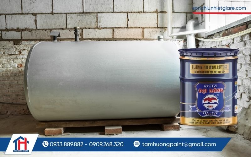 Sơn chịu nhiệt Đại Bàng có mức giá phải chăng, hiệu quả kinh tế cao