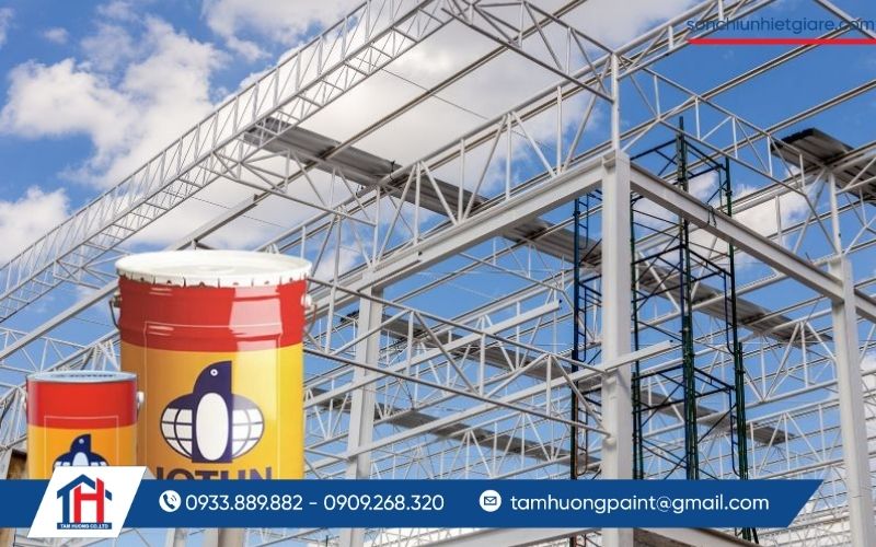 Sơn chịu nhiệt Jotun solvalitt bảo hành chính hãng lên đến 20 năm