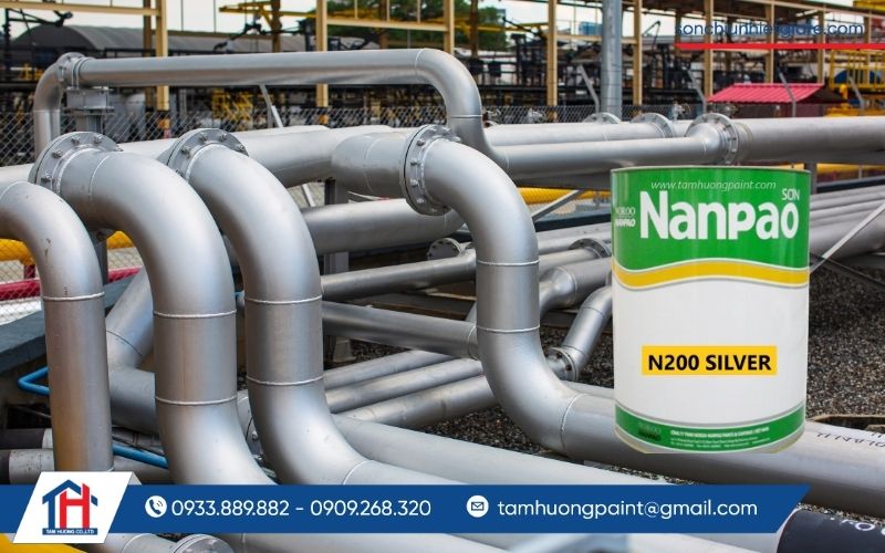Sơn chịu nhiệt Nanpao được sử dụng rộng rãi trong công nghiệp và dân dụng