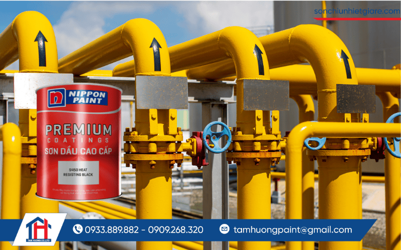Sơn chịu nhiệt Nippon Không chứa kim loại nặng hay hóa chất độc hại, đảm bảo an toàn sử dụng