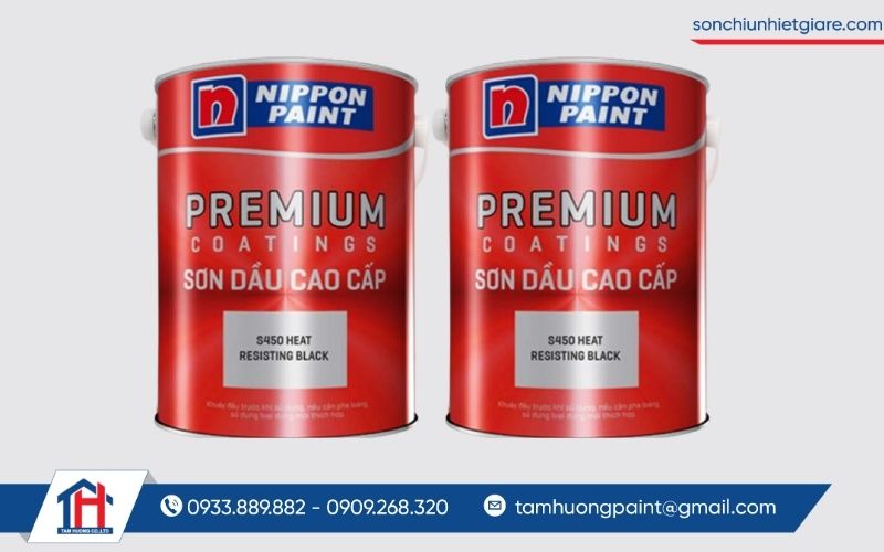 Sơn chịu nhiệt Nippon chịu được mức nhiệt lên đến 600°C