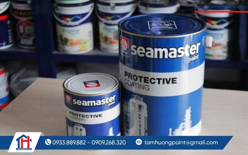 Sơn chịu nhiệt Seamaster có thành phần là nhựa silicone chịu nhiệt kết hợp với chất tạo màu và bột nhôm