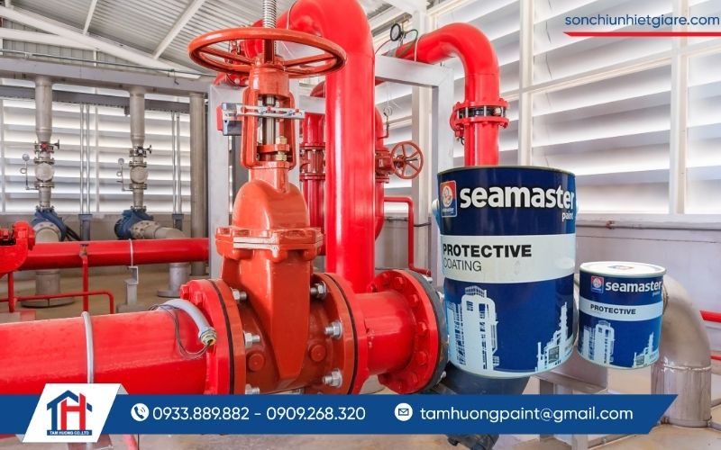 Sơn chịu nhiệt Seamaster có thể chịu được nhiệt độ lên đến 600°C