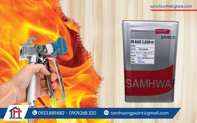 Mua sơn chống cháy Samhwa chính hãng, giá tốt tại đại lý Tâm Hương