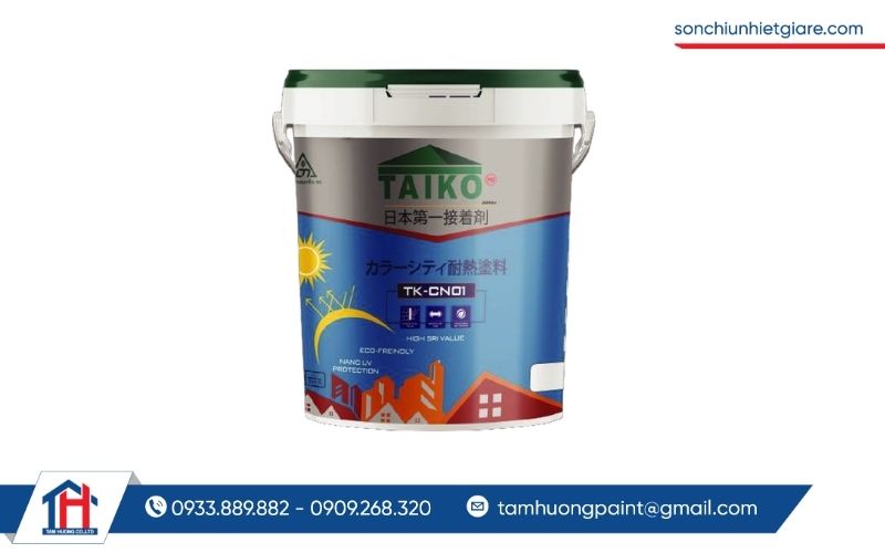 Sơn chống nóng Taiko sử dụng công nghệ tiên tiến đến từ Nhật Bản