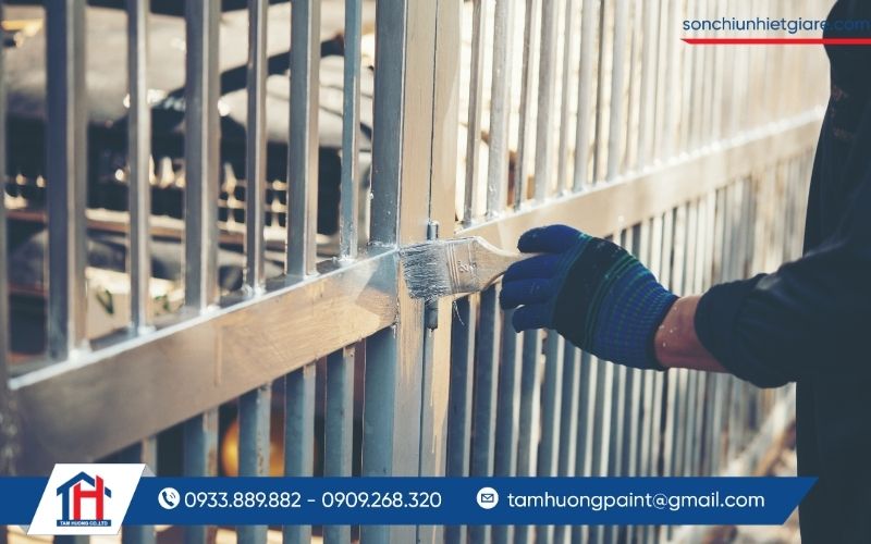 Thi công sơn chịu nhiệt 400 độ đúng cách giúp phát huy hiệu quả bảo vệ công trình