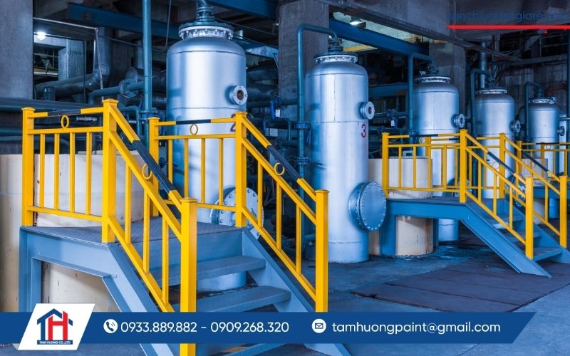 Sơn chịu nhiệt 500 độ chịu được mức nhiệt cao lên đến 500°C