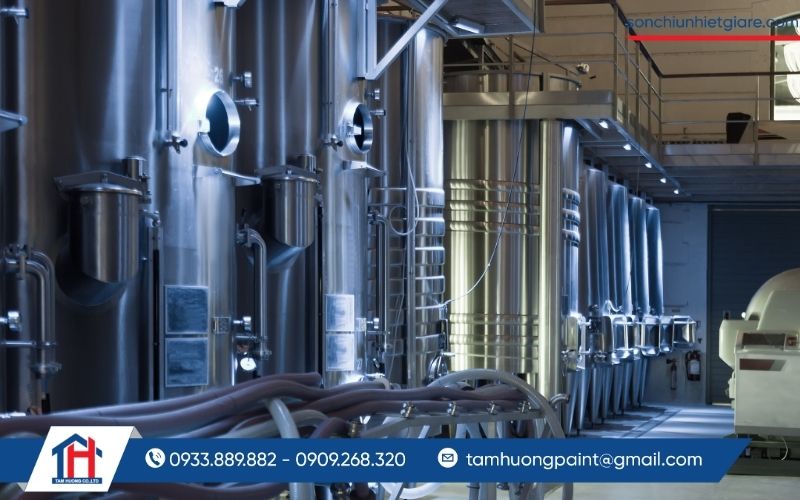 Sơn chịu nhiệt 600 độ bảo vệ các bề mặt thường xuyên tiếp xúc với nhiệt độ trên 600 độ C