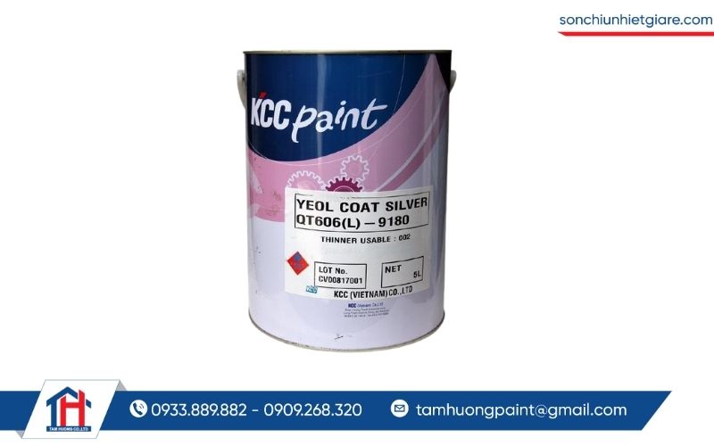 Sơn chịu nhiệt KCC 600 độ