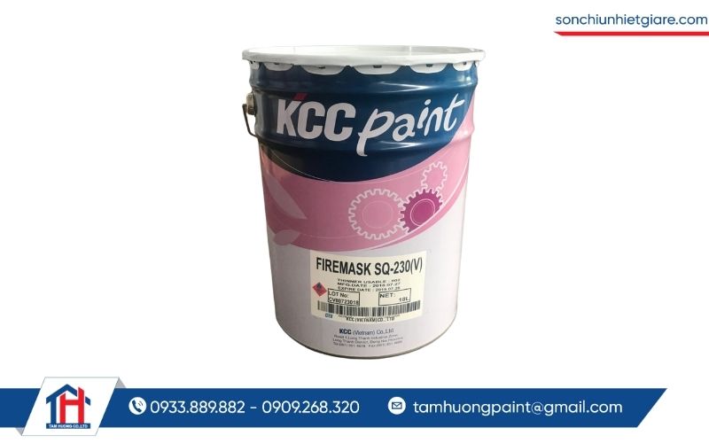 Sơn chống cháy 60 phút KCC Firemask SQ-230V