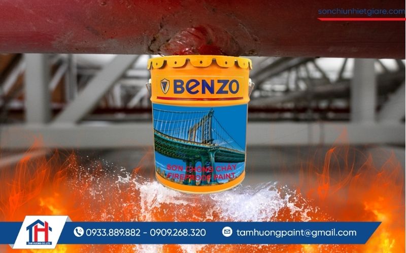 Sơn chống cháy Benzo sở hữu nhiều ưu điểm vượt trội