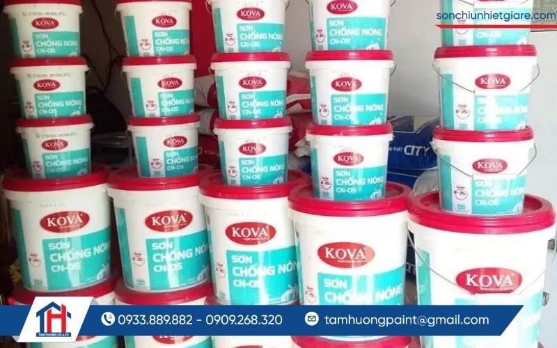 Đại lý Tâm Hương chuyên cung cấp sơn Kova chính hãng với mức giá cạnh tranh