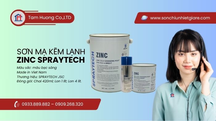Mua Sơn Mạ Kẽm Lạnh Zinc Spraytech 