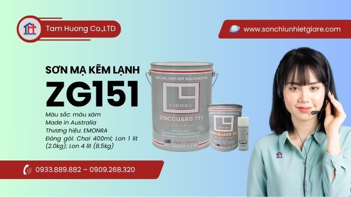 Mua Sơn Mạ Kẽm Lạnh ZG151 (Zinc Guard 151)