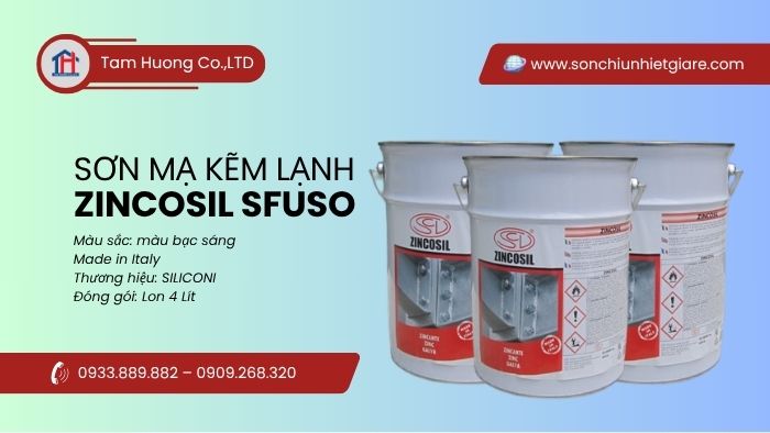 Thông tin Sơn Mạ Kẽm Lạnh Zincosil Sfuso