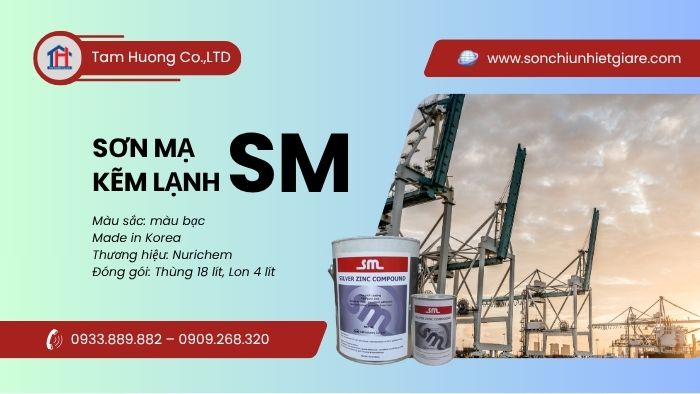 Ứng dụng thực tế của sơn mạ kẽm SM
