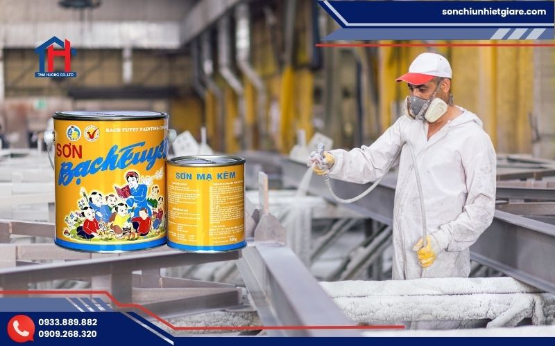 Hướng dẫn thi công sơn mạ kẽm Bạch Tuyết K101