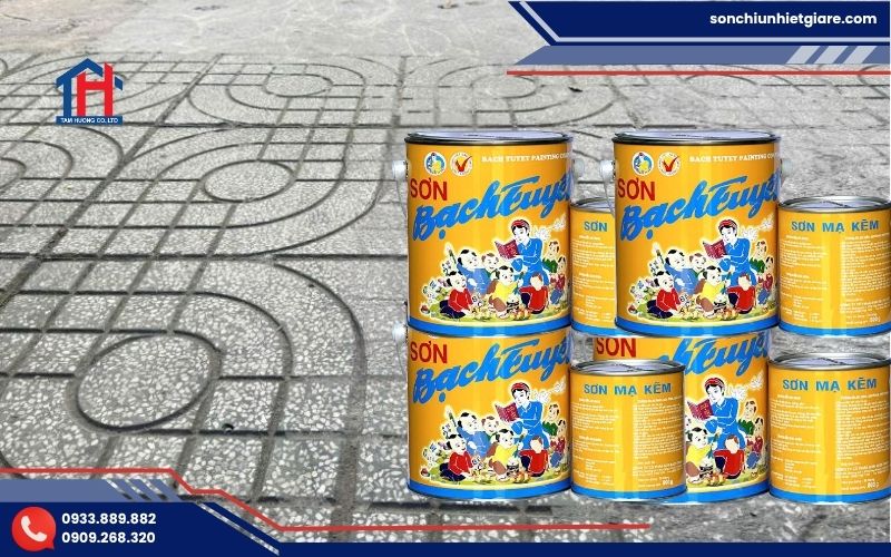 Mua sơn mạ kẽm Bạch Tuyết K101 chính hãng tại Đại lý Tâm Hương