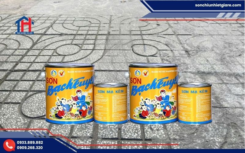 Mua sơn mạ kẽm Bạch Tuyết K102 chính hãng tại Đại lý Tâm Hương